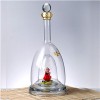 魚錐造型工藝酒瓶內(nèi)置小和尚白酒瓶個性吹制玻璃酒瓶異形酒瓶